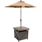 Hanover Outdoor Traditions Cast Top Side Table and Umbrella Stand - Image 1 of 3