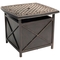 Hanover Outdoor Traditions Cast Top Side Table and Umbrella Stand - Image 2 of 3