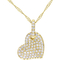 Diamore 14K Yellow Gold 1/4 CTW Diamond Heart Pendant - Image 1 of 3