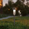 Flash Furniture Set of 12 Stainless Steel Outdoor LED Solar Lights - Image 1 of 5