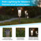 Flash Furniture Set of 12 Stainless Steel Outdoor LED Solar Lights - Image 5 of 5
