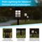 Flash Furniture Set of 8 Lantern Style LED Solar Lights - Image 5 of 5