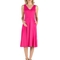 24seven Comfort Apparel Fit and Flare Sleeveless Maternity Midi Dress with Pockets - Image 1 of 4