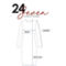 24seven Comfort Apparel Womens Short Sleeve Knee Length Faux Wrap Dress - Image 4 of 4