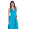 24seven Comfort Apparel Fit and Flare Midi Sleeveless Dress with Pocket Detail - Image 1 of 4