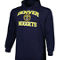 Profile Men's Navy Denver Nuggets Big & Tall Heart & Soul Pullover Hoodie - Image 3 of 4