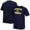 Profile Men's Navy Denver Nuggets Big & Tall Heart & Soul T-Shirt - Image 1 of 4