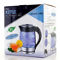 MegaChef 1.8Lt. Glass Body and Stainless Steel Electric Tea Kettle - Image 4 of 5