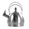 MegaChef 2.8 Liter Round Stovetop Whistling Kettle in Brushed Silver - Image 1 of 5
