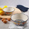 Gibson Elite Luxenbourg 2 Piece Floral Hand Painted Round Stoneware Bowl Set - Image 5 of 5