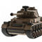 CIS-YZ-826 1:18 scale WWII German Panther tank with lights sound and BB gun - Image 5 of 5