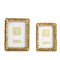Two's Company Set of 2 Gold Ruffles Frame - Image 1 of 2