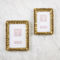 Two's Company Set of 2 Gold Ruffles Frame - Image 2 of 2