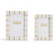 Tozai Set of 2 Ivory Brass Lines Frame - Image 3 of 5