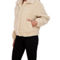 Sebby Collection Women's Sherpa Faux Fur Bomber Jacket - Image 3 of 3
