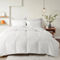 Heavy Weight White Goose Feather Fiber Comforter with Ultra Soft Microfiber Fabric - Image 2 of 5