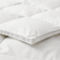Heavy Weight White Goose Feather Fiber Comforter with Ultra Soft Microfiber Fabric - Image 4 of 5