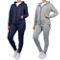 Women's Loose Fit Fleece-Lined Full Zip Hoodie & Jogger 2-Piece Set- 2 Pack - Image 1 of 2