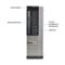 Dell 7010-SFF Core i5-3470 3.2GHz 8GB 256GB SSD PC (Refurbished) - Image 2 of 3